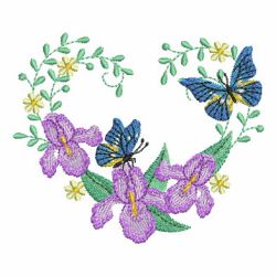 Heart Of Blooms 06(Lg) machine embroidery designs