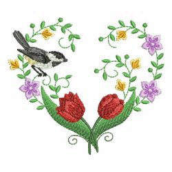 Heart Of Blooms 08(Sm) machine embroidery designs