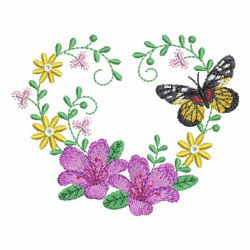 Heart Of Blooms 09(Lg) machine embroidery designs