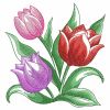 Watercolor Flowers In Bloom 3 02(Md)