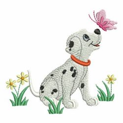 Playful Puppy 01(Sm) machine embroidery designs