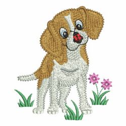 Playful Puppy 06(Sm) machine embroidery designs