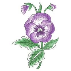 Watercorlor Flowers In Bloom 2 04(Sm) machine embroidery designs