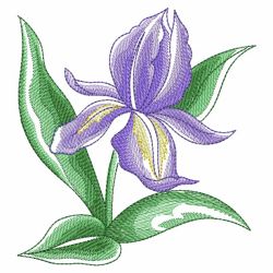 Watercorlor Flowers In Bloom 2 05(Sm) machine embroidery designs