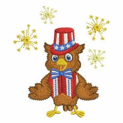 Patriotic Animals 08 machine embroidery designs