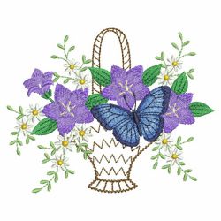Flower Basket And Butterflies 09(Sm)
