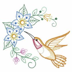 Vintage Hummingbirds 2 07(Md) machine embroidery designs