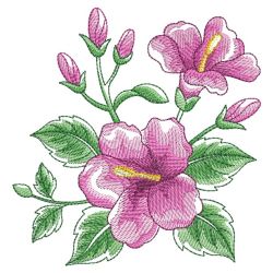 Watercolor Flowers In Bloom 3 03(Lg) machine embroidery designs