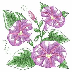 Watercolor Flowers In Bloom 3 07(Sm) machine embroidery designs