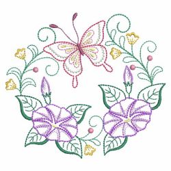Vintage Butterfly Circle(Sm) machine embroidery designs
