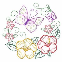 Vintage Butterfly Circle 04(Sm) machine embroidery designs