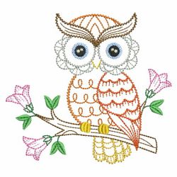 Vintage Owls 01(Md) machine embroidery designs