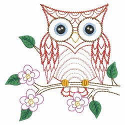 Vintage Owls 02(Md) machine embroidery designs
