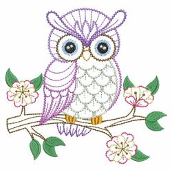 Vintage Owls 04(Lg) machine embroidery designs