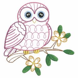 Vintage Owls 06(Md) machine embroidery designs