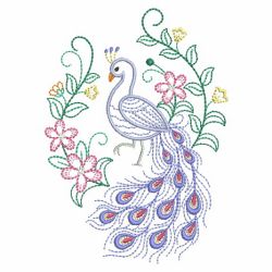 Vintage Peacock 03(Lg) machine embroidery designs