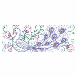 Vintage Peacock 05(Md) machine embroidery designs