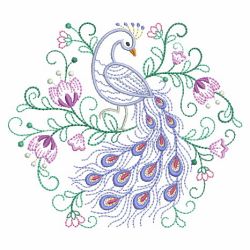 Vintage Peacock 07(Lg) machine embroidery designs