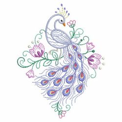 Vintage Peacock 10(Lg) machine embroidery designs