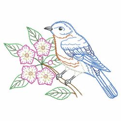 Vintage Birds And Blooms 02(Lg) machine embroidery designs