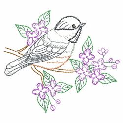 Vintage Birds And Blooms 03(Sm) machine embroidery designs