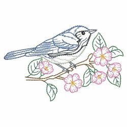 Vintage Birds And Blooms 09(Lg) machine embroidery designs