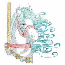 Carousel Horse 02(Lg) machine embroidery designs