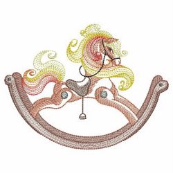 Carousel Horse 04(Lg) machine embroidery designs