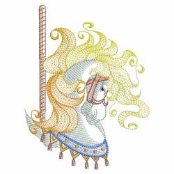 Carousel Horse 06(Md) machine embroidery designs