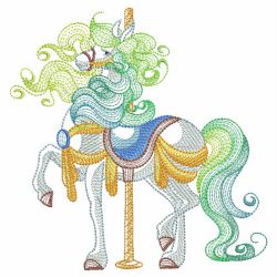 Carousel Horse 07(Lg) machine embroidery designs
