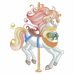 Carousel Horse 08(Sm) machine embroidery designs