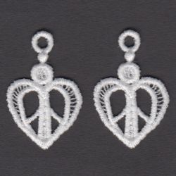 FSL Peace Sign Earrings 02