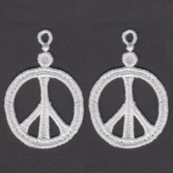 FSL Peace Sign Earrings 04