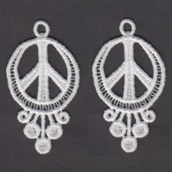 FSL Peace Sign Earrings 05