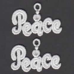 FSL Peace Sign Earrings 07 machine embroidery designs