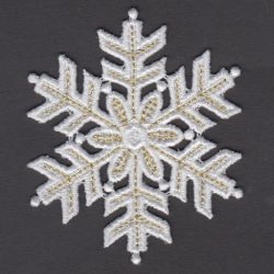 FSL Golden Snowflakes 05 machine embroidery designs
