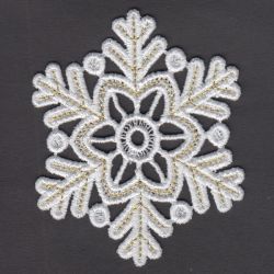 FSL Golden Snowflakes 06 machine embroidery designs