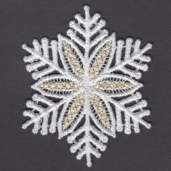 FSL Golden Snowflakes 09 machine embroidery designs