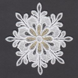 FSL Golden Snowflakes 10 machine embroidery designs