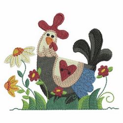 Country Chicken 3 01 machine embroidery designs