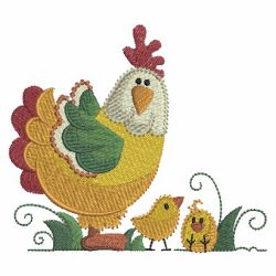 Country Chicken 3 08 machine embroidery designs