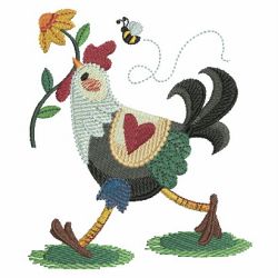 Country Chicken 3 10 machine embroidery designs