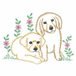 Vintage Best Friends 2 06(Lg) machine embroidery designs