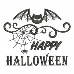 Blackwork Halloween 01 machine embroidery designs