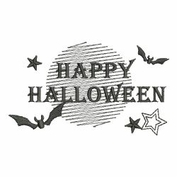 Blackwork Halloween 02 machine embroidery designs