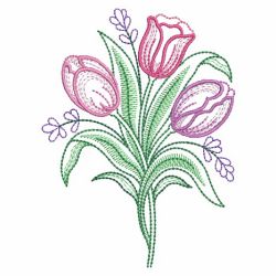 Vintage Florals(Lg) machine embroidery designs