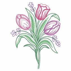 Vintage Florals(Md) machine embroidery designs