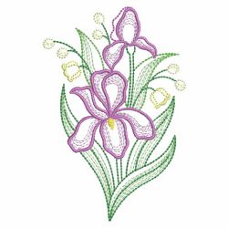 Vintage Florals 03(Lg) machine embroidery designs