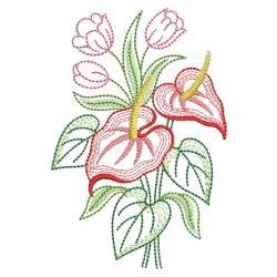 Vintage Florals 06(Md) machine embroidery designs