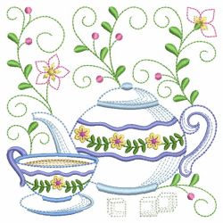 Tea Time Blocks 2 08(Lg) machine embroidery designs